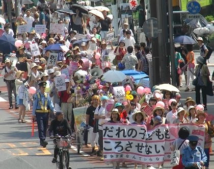 ママの渋谷ジャック。ハチ公前20150726