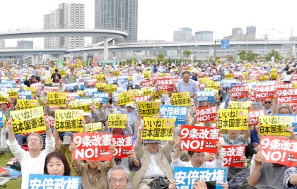 憲法守れ！5・3憲法集会に6万人